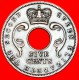 • GREAT BRITAIN HOLE: EAST AFRICA ★ 5 CENTS 1955!  LOW START &#9733; NO RESERVE! - Colonia Britannica