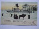 RUSSIA 1904 MONUMENT DE PIERRE LE GRAND ST. PETERSBURG CARD SENT TO BIRMINGHAM ENGLAND - Russia