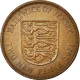 Monnaie, Jersey, Elizabeth II, 2 New Pence, 1971, TTB+, Bronze, KM:31 - Jersey