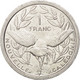 Monnaie, Nouvelle-Calédonie, Franc, 1989, Paris, TTB+, Aluminium, KM:10 - Nuova Caledonia