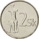 Monnaie, Slovaquie, 2 Koruna, 2003, FDC, Nickel Plated Steel, KM:13 - Slovakia