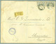 AT Levante Constantinopel 1903-04-21 R-Brief Nach Alexandria 4x2Piaster Selten - Levant Autrichien