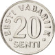 Monnaie, Estonia, 20 Senti, 2003, No Mint, FDC, Nickel Plated Steel, KM:23a - Estonie