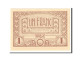 Billet, French West Africa, 1 Franc, 1944, Undated, KM:34b, SPL - West African States