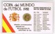 16963. Medalla Copa Mundo Futbol 1982, Placada ORO Fino, Au 24 Klts - Monarchia/ Nobiltà