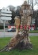 Saint-Valéry-en-Caux. 3 Photos De Sculptures Sur Un Arbre Mort. Dauphin, Phare, Escargot - Orte