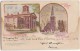 USA, Staten Island  American Souvenir Card 1897 Church In Richmond, County Court House, 1905 Mailed Postcard [16708] - Staten Island