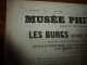 1840  LES BURGS Infiniment Trop GRAVES ,Tartinologie Découpée En 3 , Musée PHILIPON  (paroles Victor Hugo) ,ill Cham Etc - 1800 - 1849