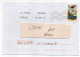 2015-Lot De 2 Lettres  --tps Adhésifs Du Carnet "Peintres-Fleurs"---seul Sur Lettre-- - 1961-....