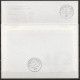 S589- SWITZERLAND 1972 . 2 COVERS CONMEMORATIVES 50 YEARS OF FIRST AIR MAIL, DIFFERENT CACHET ON BACK. - Eerste Vluchten