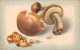 04948 "FUNGHI PORCINI E CIPOLLE" CART. POST. ORIG. NON SPEDITA. - Mushrooms