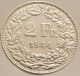 2 Francs  - Suisse - 1944 - Argent -  TTB+ - - Swaziland