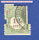 VARIÉTÉS 1907 N° 2 TIMBRES TAXE   OBLITÉRÉ  DOS CHARNIÈRE - Portomarken