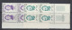 FR - 1956 - " PERSONNAGES ETRANGERS "  SERIE 1082 à 1087 EN BLOCS DE QUATRE NUMEROTES - XX - MNH - TB - - Neufs