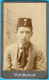 MOSTAR - Ucenik Mustafa Nozic * Bosnia * Vintage Cardboard Cabinet Photo - Bosnia And Herzegovina