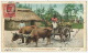 Puerto Rico A Puerto Rican Country Scene Ox Cart Used 1908 Maximum Card - Puerto Rico