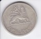 MONEDA DE PLATA DE ETIOPIA DE 50 CENTS DEL AÑO 1936  (COIN) SILVER,ARGENT. - Etiopía