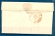 1845 , ARAGÓN , CARTA CIRCULADA ENTRE TARAZONA Y ZARAGOZA , BAEZA DE TARAZONA,  PORTEO , LLEGADA - ...-1850 Prephilately