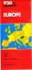 CARTE MICHELIN PNEUMATIQUES N° 920 SOLDE LIBRAIRIE 1982 EUROPE TOURISME ROUTES RELIEF REPERTOIRE DES NOMS INDEX OF PLACE - Kaarten & Atlas