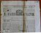 BP251 CUBA SPAIN NEWSPAPER ESPAÑA 1844 EL DIARIO REDACTOR 21/12/1844 55X38cm - [1] Tot 1980