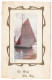 Sailboat To Wish You Joy Vintage 1912 Davidson Brothers Postcard - Sonstige & Ohne Zuordnung