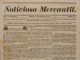 BP271 CUBA SPAIN NEWSPAPER ESPAÑA 1830 NOTICIOSO MERCANTIL 16.03.1830 37X24cm - [1] Until 1980