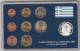 GREECE - Card Collect & Coin Expo 2003/Thessaloniki, Set Of Euro 2002 & Medal With Zeus, Tirage 1000, Unused - Greece