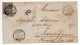 1873 - ENVELOPPE De ZÜRICH Pour FRONTIGNAN Avec CACHET D'ENTREE SUISSE AMB. MARSEILLE C - Lettres & Documents