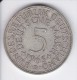 MONEDA DE PLATA DE ALEMANIA DE 5 MARK DEL AÑO 1965 LETRA D   (COIN) SILVER,ARGENT. - 5 Marcos