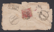 POONCH  1880  -  1/2A  SG 2 On Tattered Cover To Pind Dadan Khan Ex Pakistan  RARITY  # 89706  Inde Indien (File) - Poontch