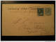 St. John 1915 To Prince CANADA Business Postal Stationery Stamp On Post Card One Cent - 1903-1954 Reyes