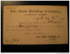 Toronto 1889 To Armadale AUSTRALIA ? Postal Stationery Post Card THE NEWS PRINTING COMPANY One Cent CANADA - 1860-1899 Reinado De Victoria