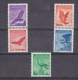 Liechtenstein 1934/1936 Airmail 5v * Mh (=mint, Hinged) (27508) - Luchtpostzegels