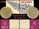 ARGENTINA Bl#12 Blister Güemes 50 Centavos Año 2000 - Moneda - Blister Conmemorativo De Guemes Año 2000 - Argentina