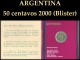 ARGENTINA Bl#12 Blister Güemes 50 Centavos Año 2000 - Moneda - Blister Conmemorativo De Guemes Año 2000 - Argentina