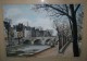 Gouaches Le Pont Marie Et Ile St Louis Quai Bourbon Paris Signée M Sicard  1942 - Tempere