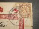 CHINA  Cover 1900/22/11 Dragon 4  Cents Cachet Marine Allemande- Etat A Voir+ Fente - Covers & Documents