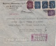 Lettre Recommandé Lisbonne Pour La France 1949 - Poststempel (Marcophilie)