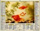 ALMANACH DES P.T.T 1974  -  2 Volets Complet ** OISEAUX - POISSONS ** Calendrier * JEAN LAVIGNE * - Big : 1971-80