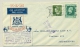 Nederland - 1946 - 22,5 Cent Konijnenburg En 30 Cent Bevrijding Als Mengfrankering Op LP-brief Naar Johannesburg - Brieven En Documenten
