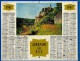 ALMANACH DES P.T.T 1967   -  ** ROCAMADOUR (LOT) **  - Photo : FRONVAL  -  Calendrier *OBERTHUR * - Big : 1961-70