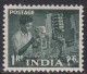 India MH 1955, 1r (Wmk Multi Star) Indian Telephone, Telecom Industry,  Five Year Plan 2nd Definitive Series - Nuevos