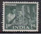 India MNH 1958 / 1959, 1r (Wmk Ashokan) Indian Telephone, Telecom Industry, 3rd Definitive Series - Unused Stamps