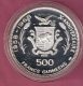 GUINEE 500 FRANCS 1970 SILVER PROOF SCARCE NEFERTITI KM25 - Guinée