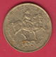 F6908 / -  2 Leva - 1992 - FISH , SUN , Madara Rider , Bulgaria Bulgarie Bulgarien Bulgarije - Coins Monnaies Munzen - Bulgaria