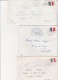 LOT DE 5 LETTRES AFFRANCHISSEMENT AVEC TIMBRES DE FRANCHISE N° 13 - ANNEE 1968-69-71 - Sellos De Franquicias Militares