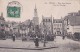 Carte 1909 DINAN / PLACE SAINT SAUVEUR - TOUR DE L'HORLOGE (jour De Marché) - Dinan