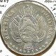 BOLIVIA 1 BOLIVIANO WREATH FRONT EMBLEM BACK 1867 AG SILVER VF KM152.2 READ DESCRIPTION CAREFULLY !!! - Bolivie