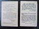 Koning Leopold Gebedskaartjes 1940-1946 WOII - Documents Historiques