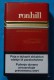 CROATIA *RONHILL* RED EMPTY HARD PACK, CROATIAN CIGARETTES KOSOVO EDITION WITH FISCAL REVENUE STAMP. - Empty Tobacco Boxes